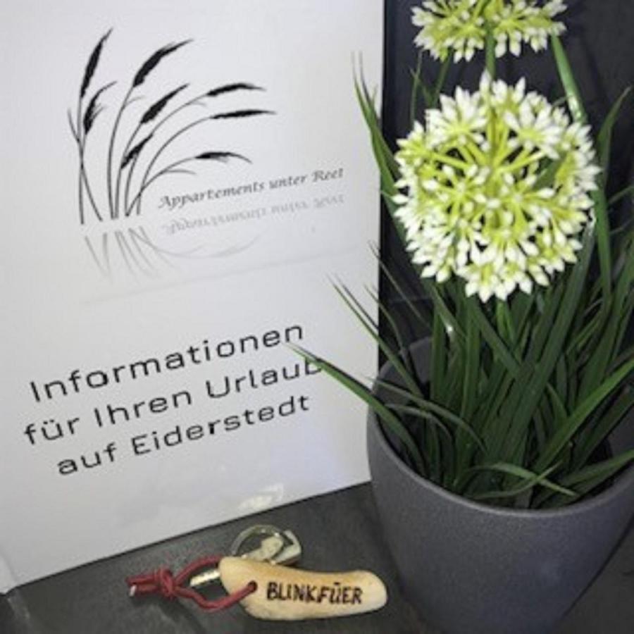 Appartements Unter Reet Tumlauer Koog Eksteriør bilde